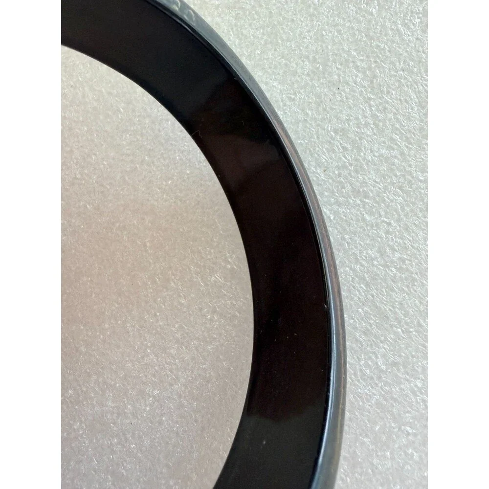 AMEDEO NYC Black Shimmer Clear Resin Chunky Bangle Bracelet  An authentic AMEDEO